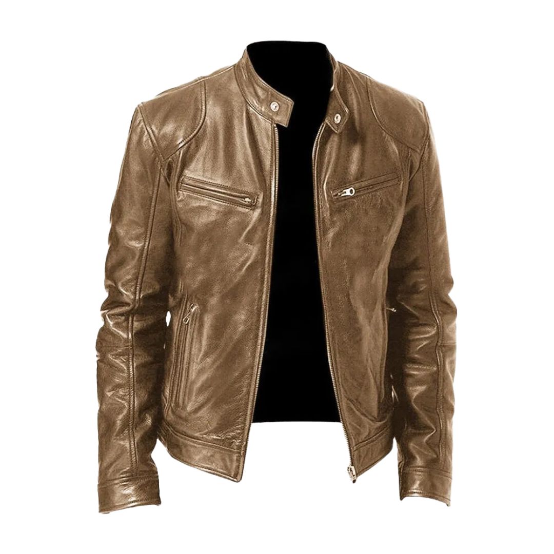 Van Beeck Amsterdam® | Casual Kunstlederen Jack