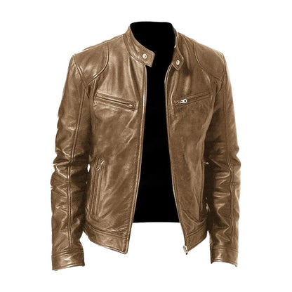 Van Beeck Amsterdam® | Casual Kunstlederen Jack