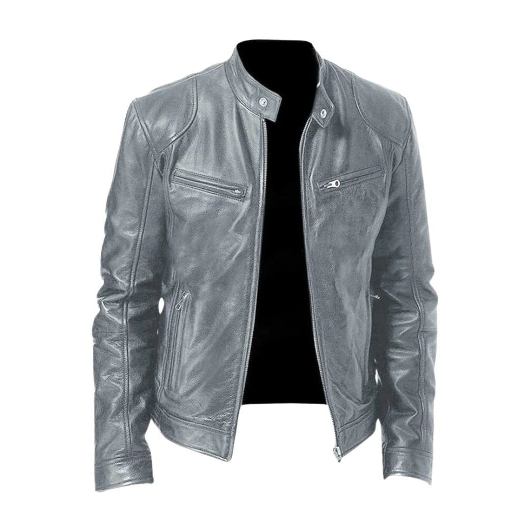 Van Beeck Amsterdam® | Casual Kunstlederen Jack