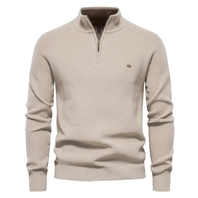 Van Beeck Amsterdam® | Gebreide Zip-Up Trui