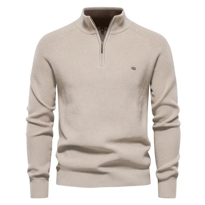 Van Beeck Amsterdam® | Gebreide Zip-Up Trui