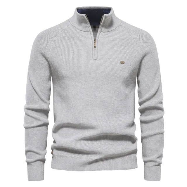Van Beeck Amsterdam® | Gebreide Zip-Up Trui