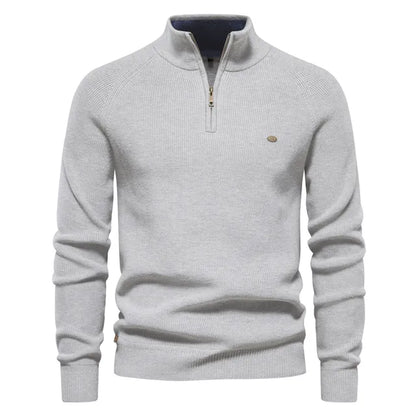 Van Beeck Amsterdam® | Gebreide Zip-Up Trui