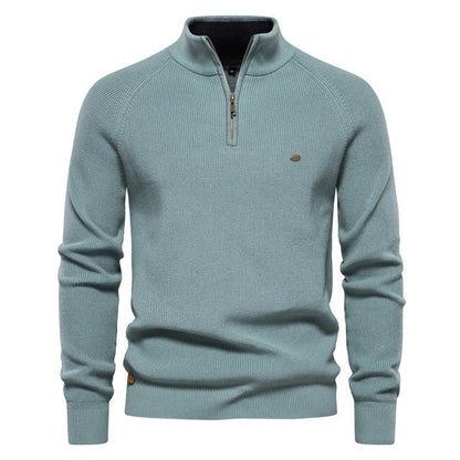 Van Beeck Amsterdam® | Gebreide Zip-Up Trui