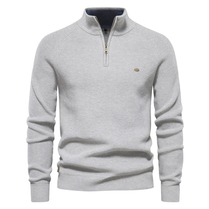Van Beeck Amsterdam® | Gebreide Zip-Up Trui