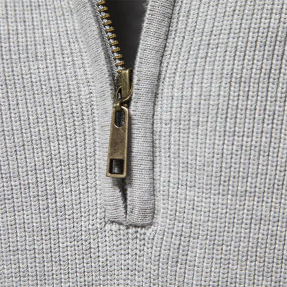 Van Beeck Amsterdam® | Gebreide Zip-Up Trui