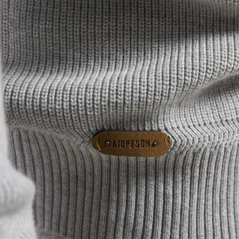 Van Beeck Amsterdam® | Gebreide Zip-Up Trui