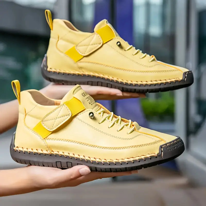 Van Beeck Amsterdam® | Comfortabele Sneakers met Brede Neus | Licht & Comfortabel
