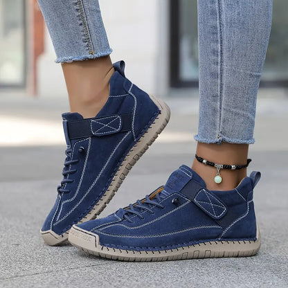Van Beeck Amsterdam® | Comfortabele Sneakers met Brede Neus | Licht & Comfortabel