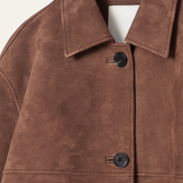 Van Beeck Amsterdam® | Collared Suede Jacket