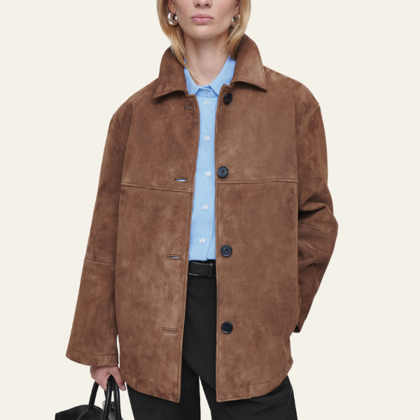 Van Beeck Amsterdam® | Collared Suede Jacket