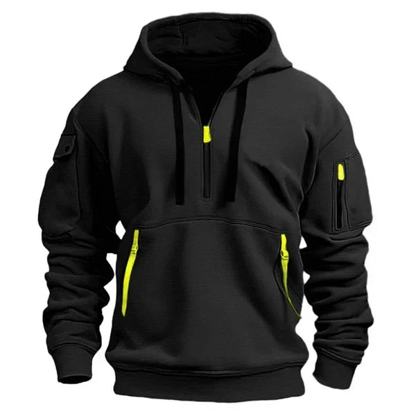 Van Beeck Amsterdam® | Stijlvolle Hoodie met ritszakken