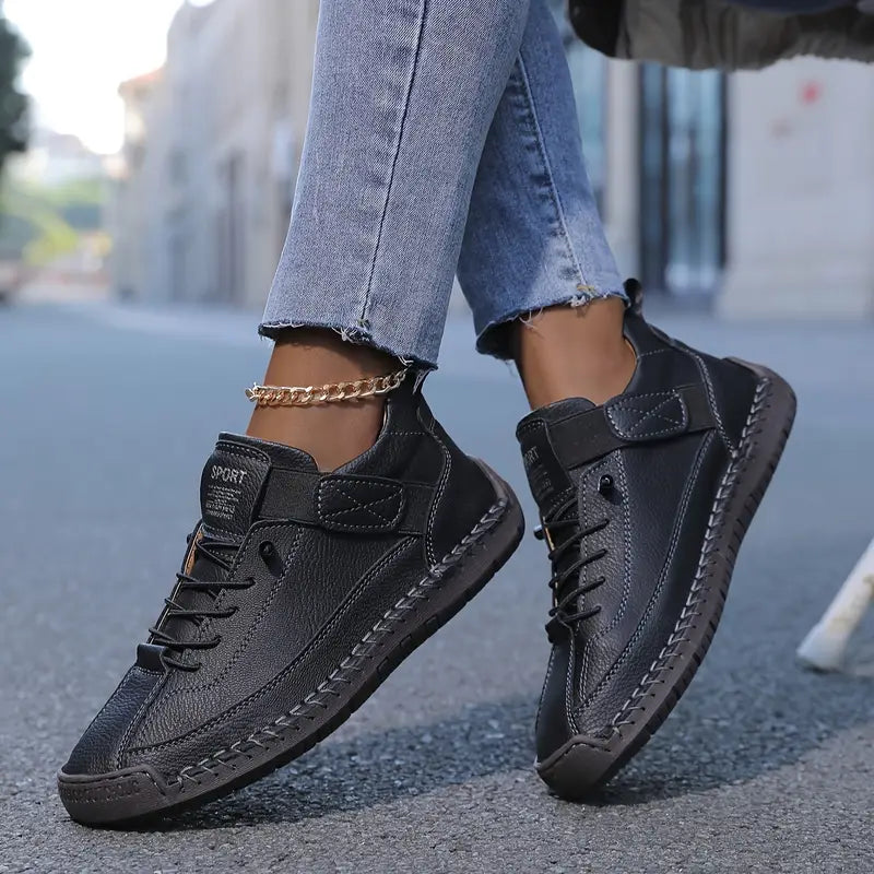 Van Beeck Amsterdam® | Comfortabele Sneakers met Brede Neus | Licht & Comfortabel