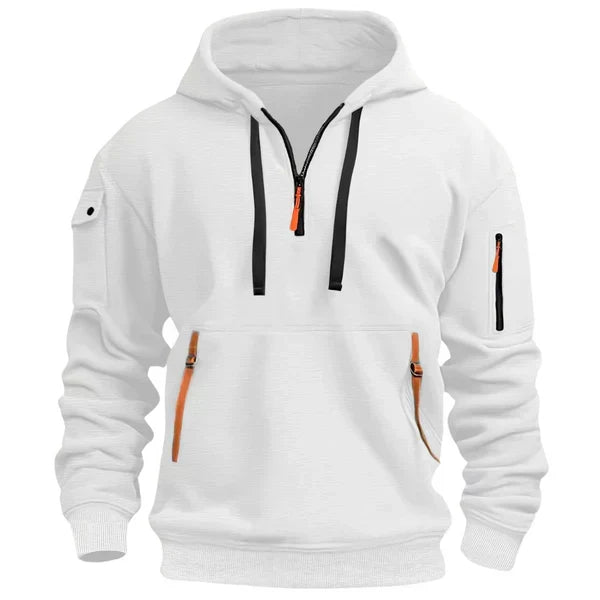 Van Beeck Amsterdam® | Stijlvolle Hoodie met ritszakken
