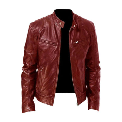 Van Beeck Amsterdam® | Casual Kunstlederen Jack