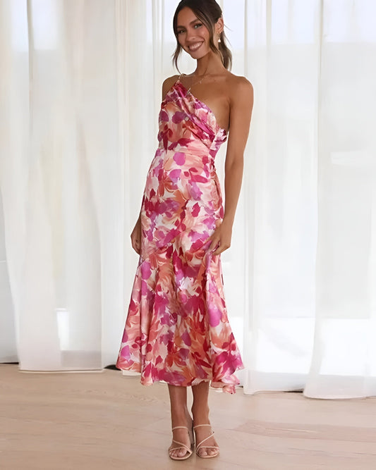 Van Beeck Amsterdam® | Elegante Maxi-jurk met Bloemenprint