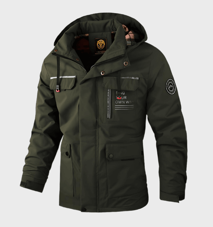 Van Beeck Amsterdam® |  Getailkunstleerde Heren Winterjas
