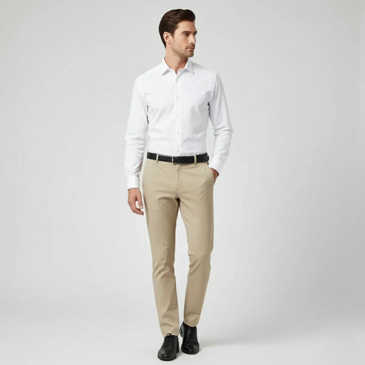 Van Beeck Amsterdam® | Comfortabele Pantalon met Stretch