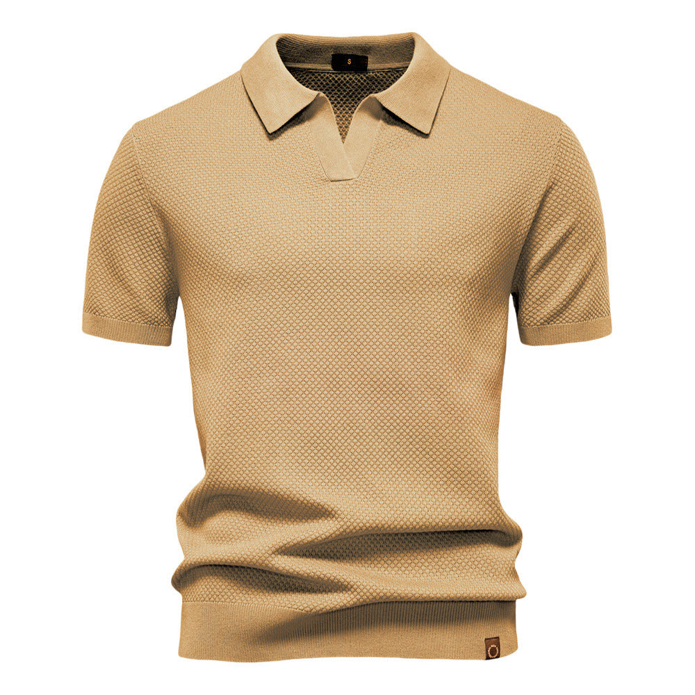 Van Beeck Amsterdam® | Elegante polo met korte mouwen