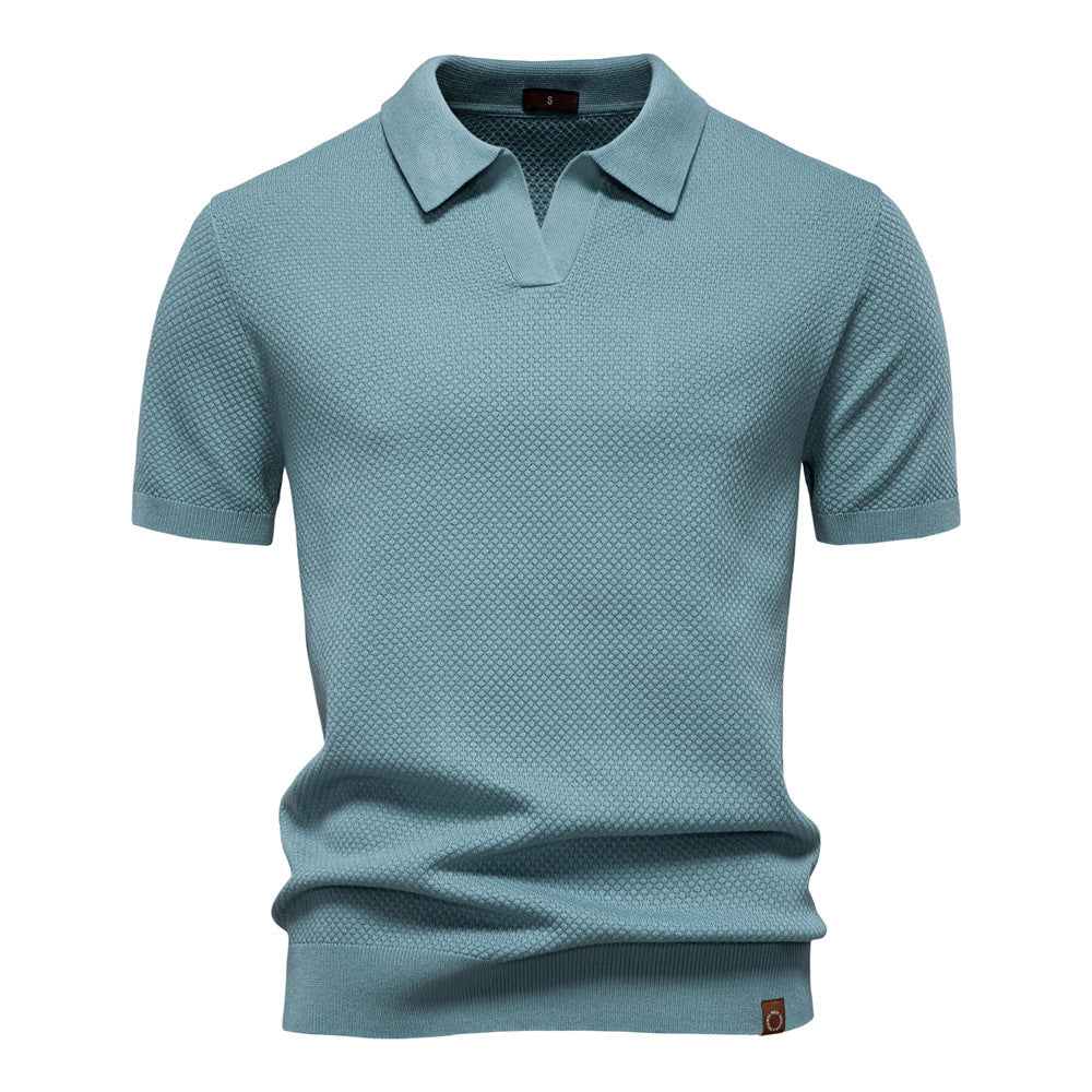 Van Beeck Amsterdam® | Elegante polo met korte mouwen