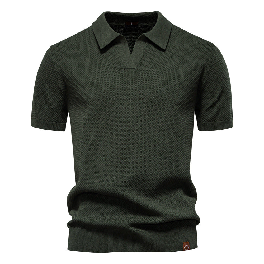 Van Beeck Amsterdam® | Elegante polo met korte mouwen