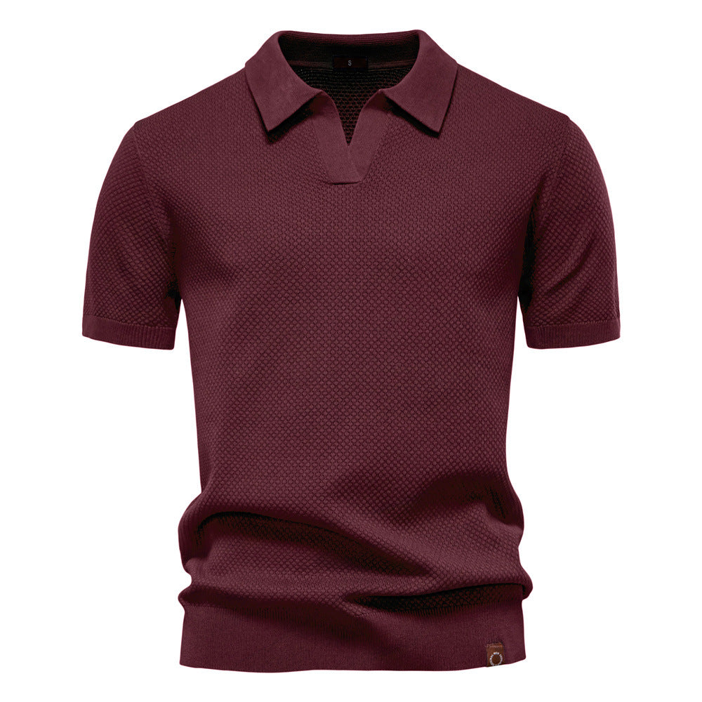 Van Beeck Amsterdam® | Elegante polo met korte mouwen