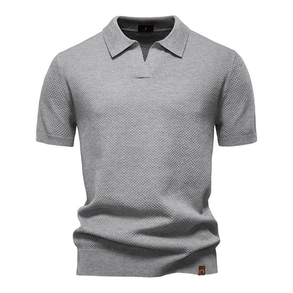 Van Beeck Amsterdam® | Elegante polo met korte mouwen
