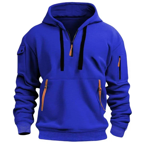 Van Beeck Amsterdam® | Stijlvolle Hoodie met ritszakken