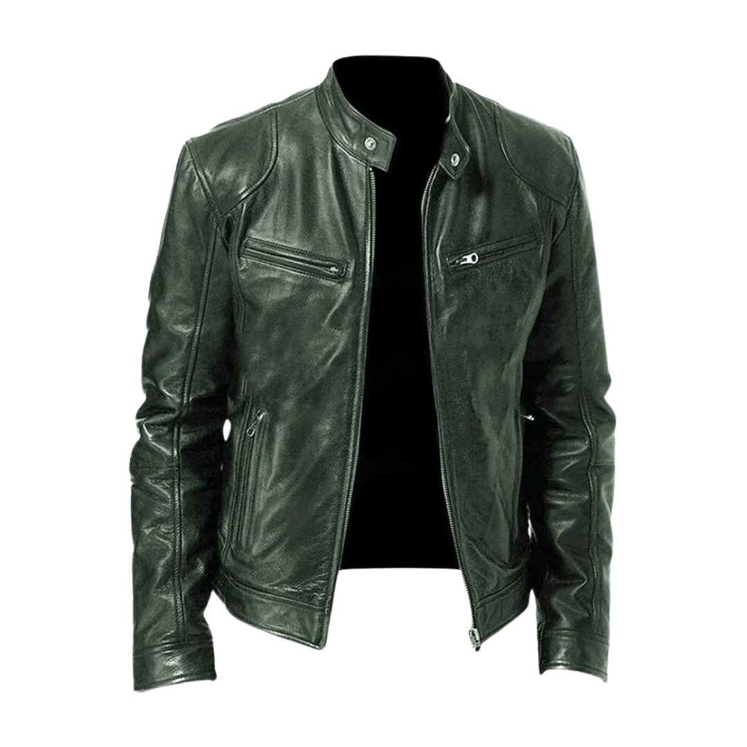 Van Beeck Amsterdam® | Casual Kunstlederen Jack