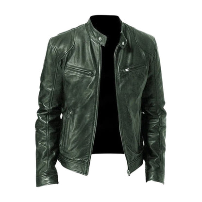 Van Beeck Amsterdam® | Casual Kunstlederen Jack