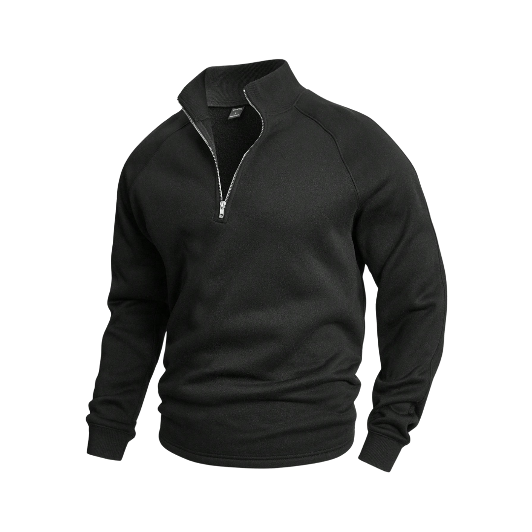 Van Beeck Amsterdam® | Zip-up met halve rits