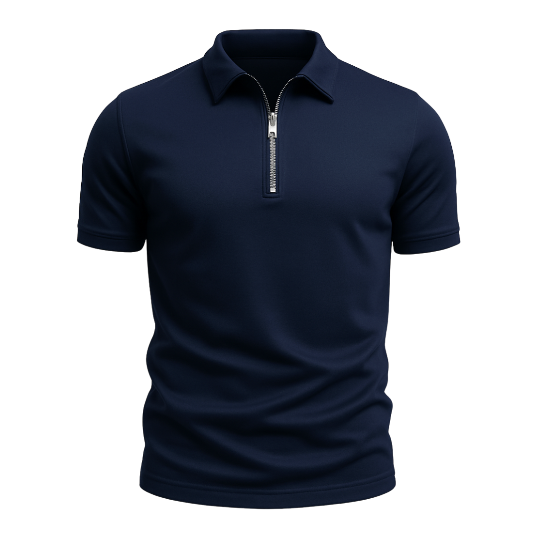Van Beeck Amsterdam® | Klassieke Rits Polo Shirt