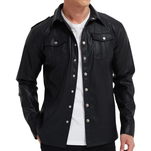 Van Beeck Amsterdam® | Kunstlederen Long Sleeve