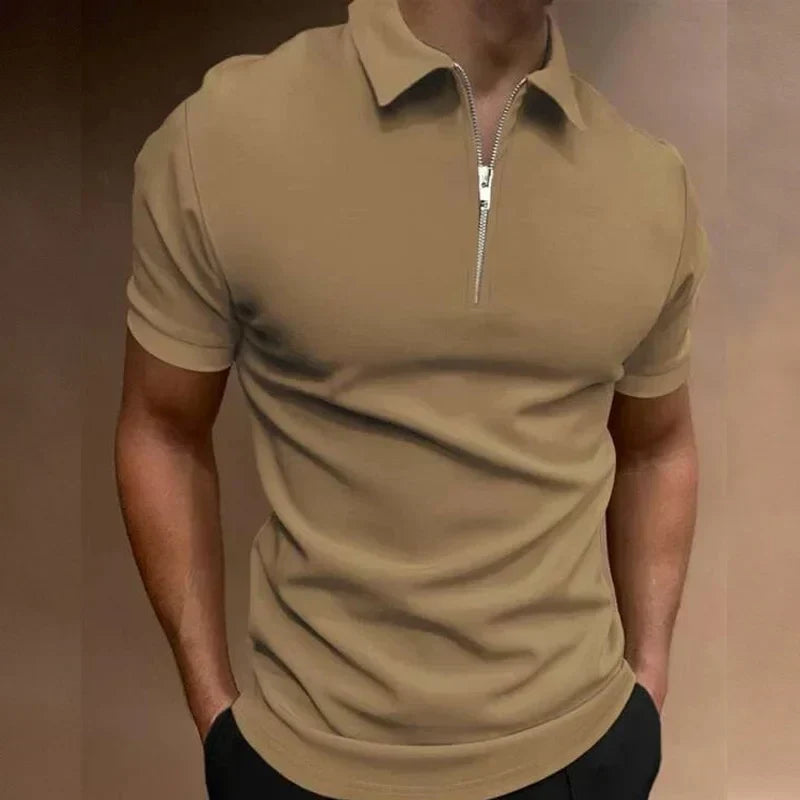 Van Beeck Amsterdam® | Klassieke Rits Polo Shirt