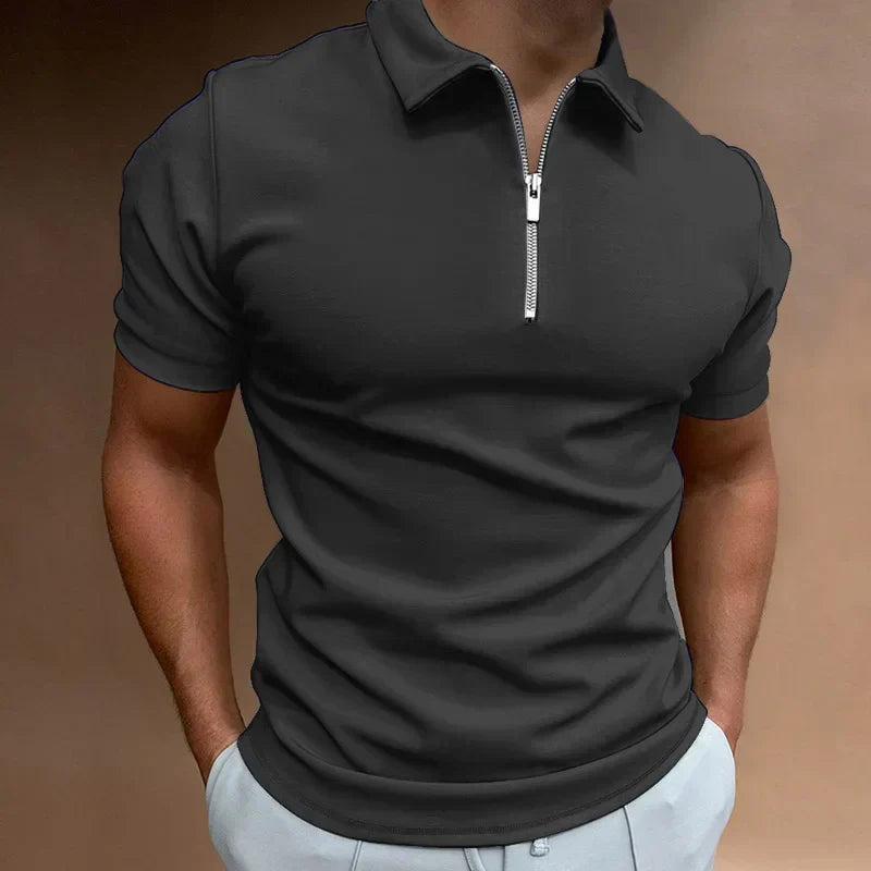 Van Beeck Amsterdam® | Klassieke Rits Polo Shirt