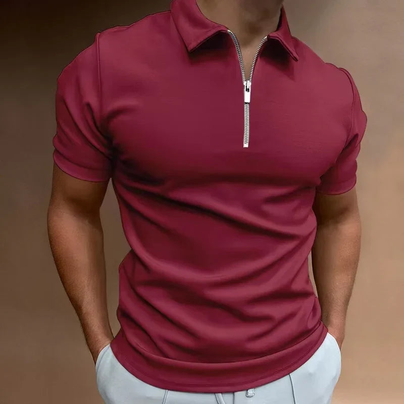 Van Beeck Amsterdam® | Klassieke Rits Polo Shirt