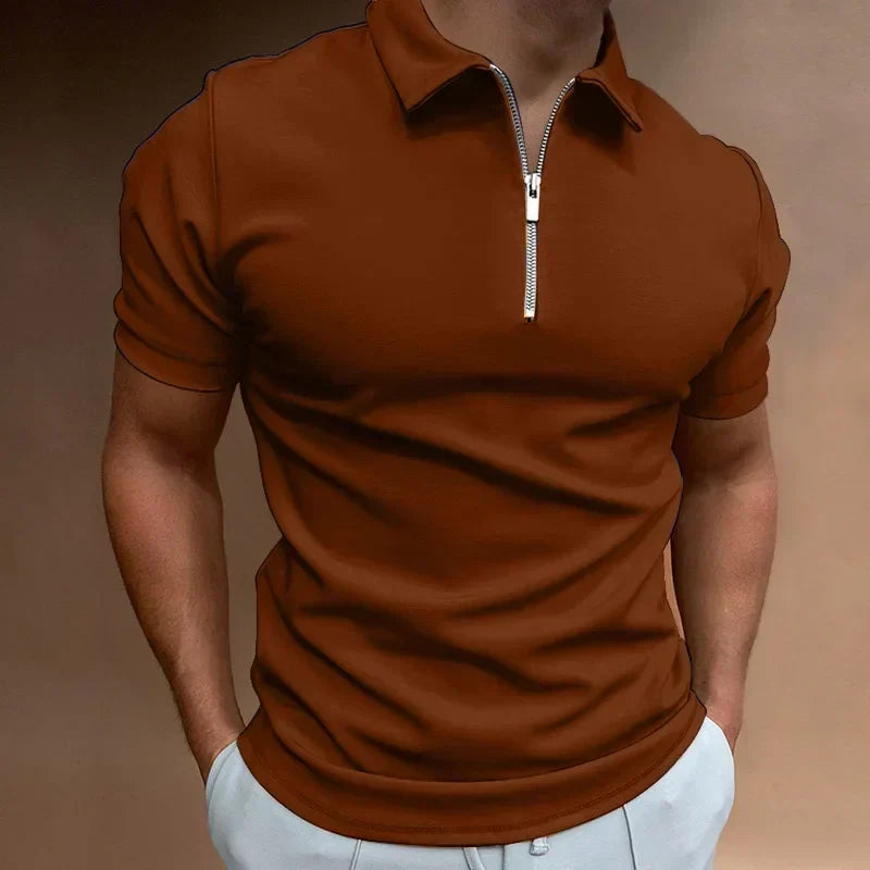 Van Beeck Amsterdam® | Klassieke Rits Polo Shirt