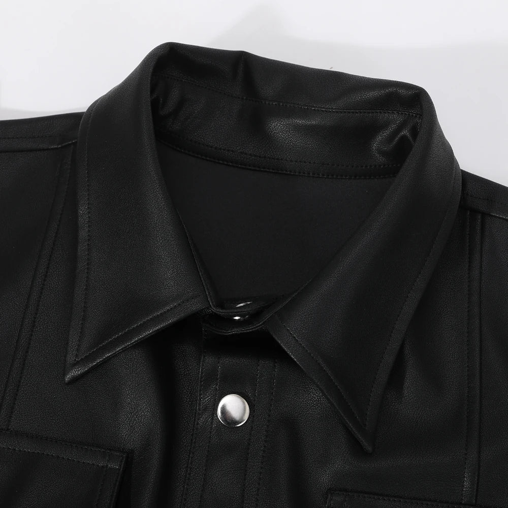 Van Beeck Amsterdam® | Kunstlederen Long Sleeve