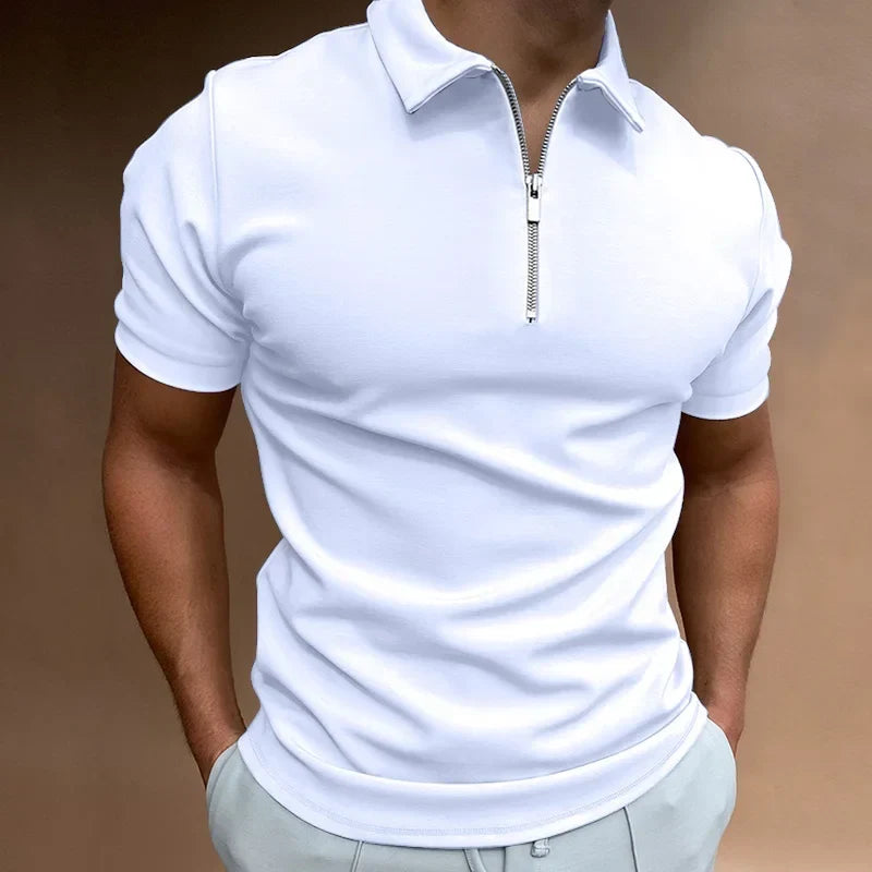 Van Beeck Amsterdam® | Klassieke Rits Polo Shirt