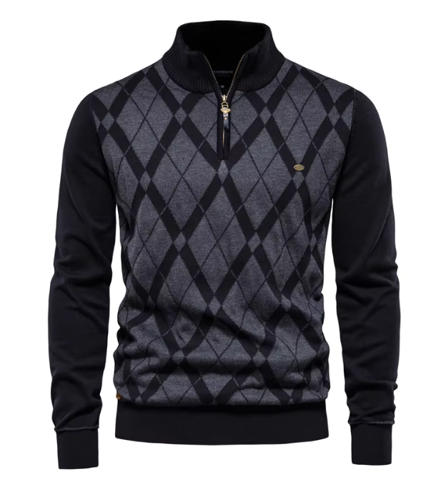 Van Beeck Amsterdam® | Half-Zip Herentrui