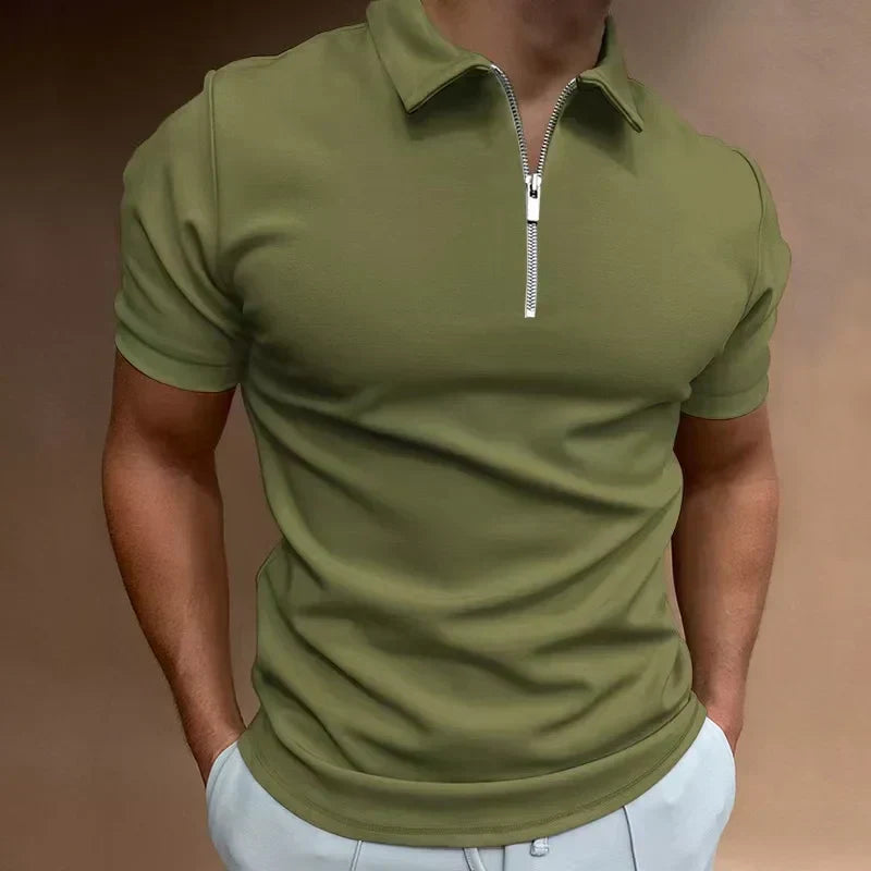 Van Beeck Amsterdam® | Klassieke Rits Polo Shirt