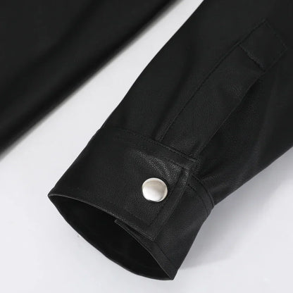 Van Beeck Amsterdam® | Kunstlederen Long Sleeve