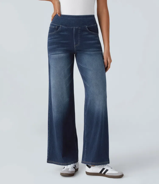 Van Aelen Amsterdam®| Comfortabele jeans met hoge taille