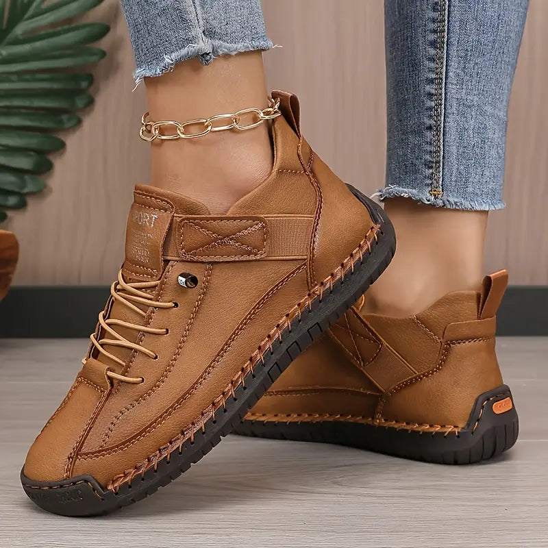 Van Beeck Amsterdam® | Comfortabele Sneakers met Brede Neus | Licht & Comfortabel