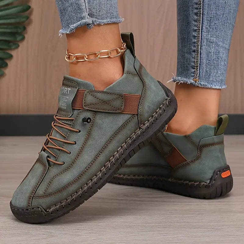 Van Beeck Amsterdam® | Comfortabele Sneakers met Brede Neus | Licht & Comfortabel